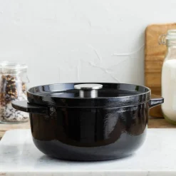 Støpejernsgryte 22 cm/3,3 liter, pistachio