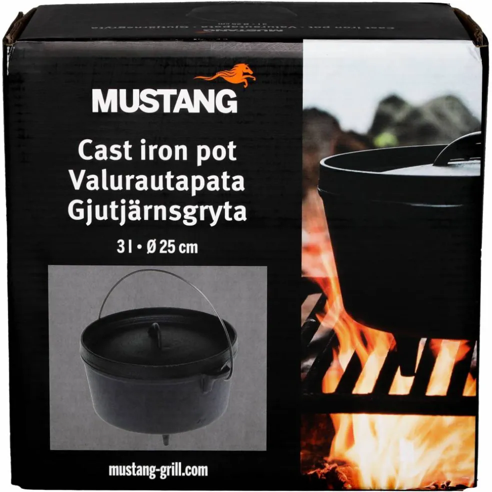 Støpejernsgryte 3 liter