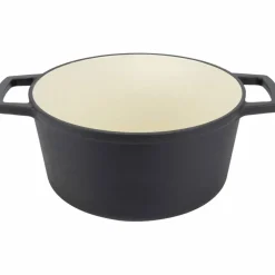Støpejernsgryte 4 L Matt svart