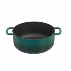 Støpejernsgryte med lokk 24 cm / 3,8 liter, grønn