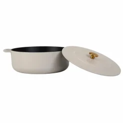 Støpejernsgryte med lokk 28 cm / 5,3 liter, grønn