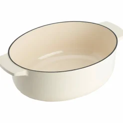 Støpejernsgryte oval 30 cm/5,6 liter, empire red