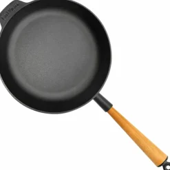 Støpejerns traktorpanne 25 cm, bøk