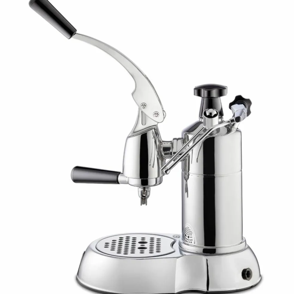 Stradivari Professional Espressomaskin Rustfritt stål med svarte håndtak LPLSPL01EU