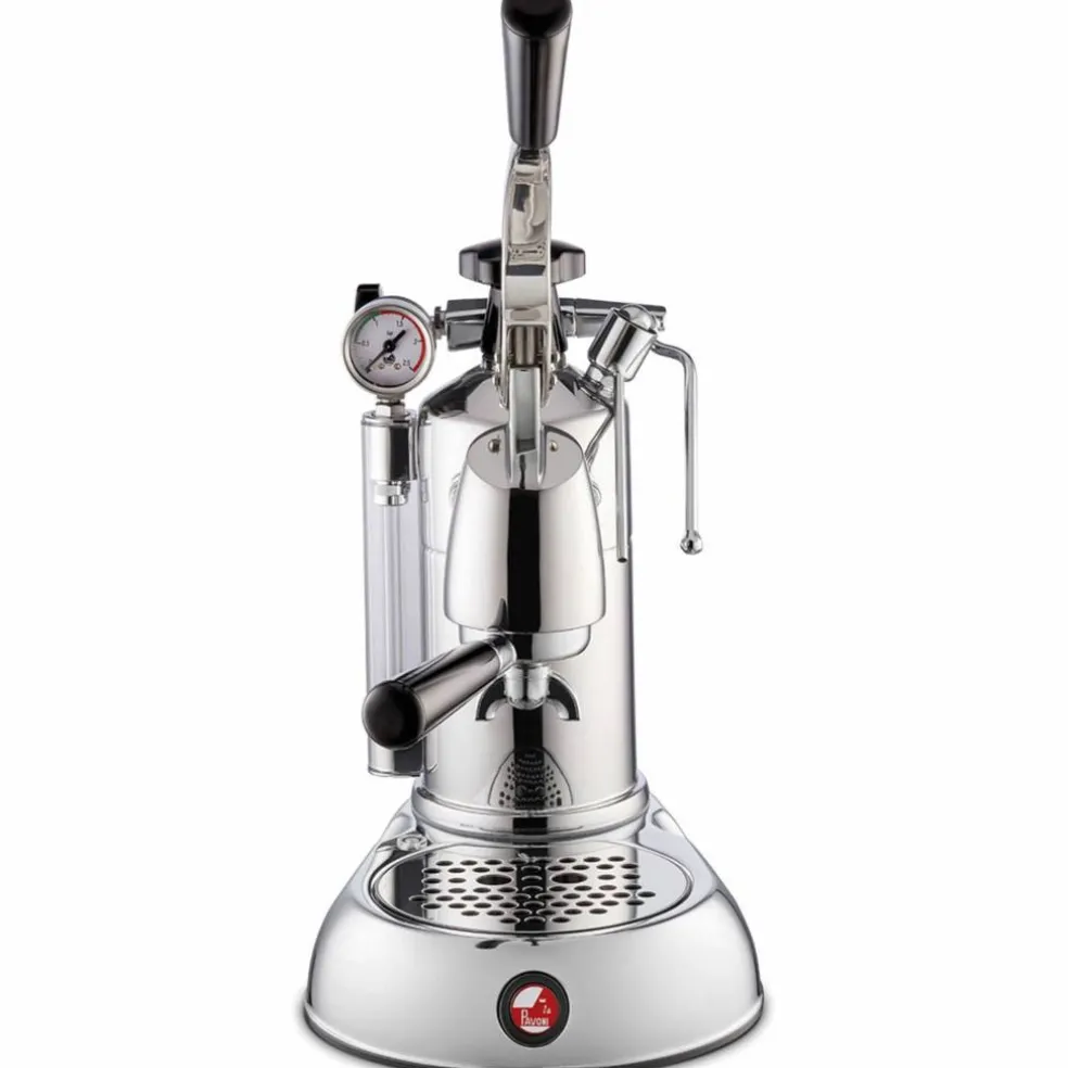 Stradivari Professional Espressomaskin Rustfritt stål med svarte håndtak LPLSPL01EU