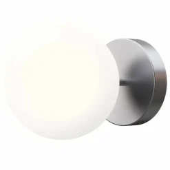 Stringball 1 vegg-/taklampe, nikkel