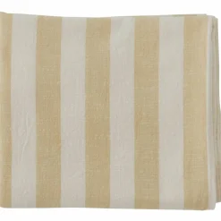 Stripete duk 260 x 140 cm, vanilla