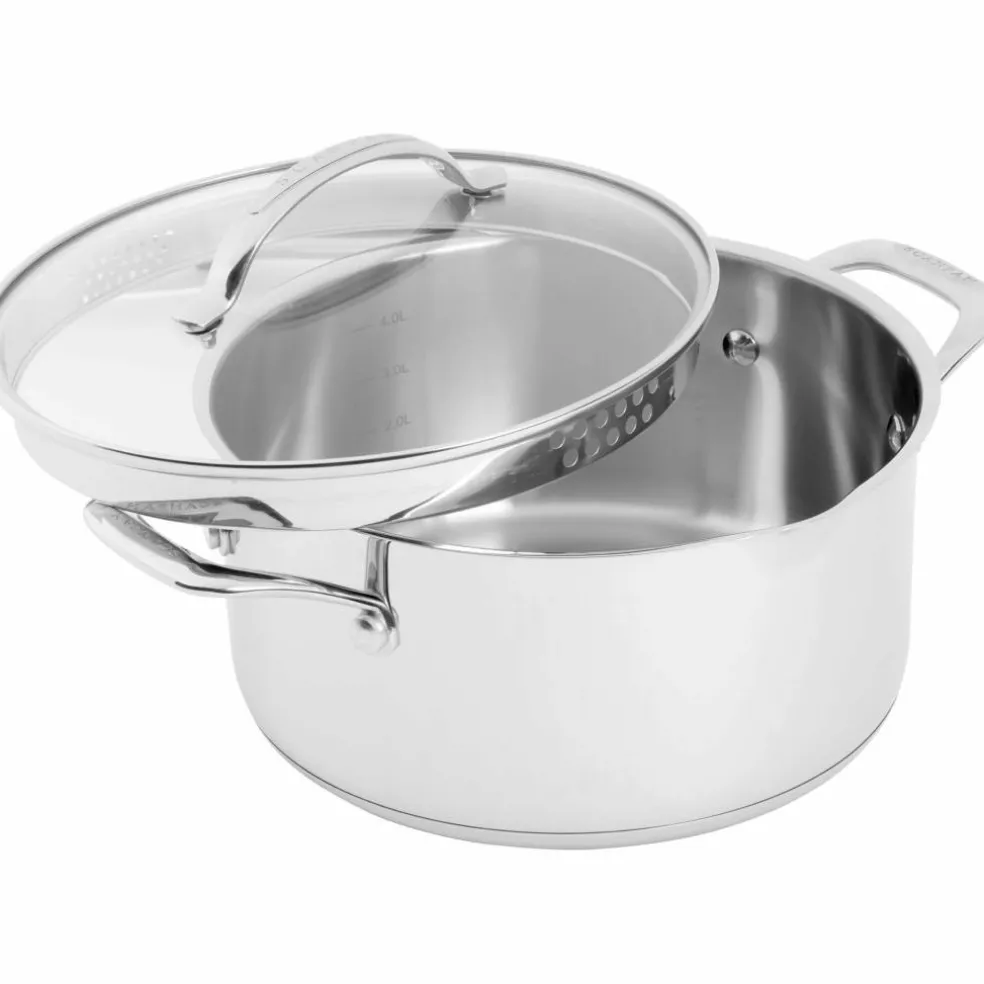 STS gryte med lokk 24 cm/4,8 liter