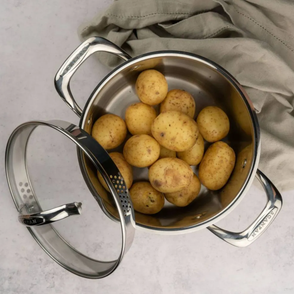 STS gryte med lokk 24 cm/4,8 liter