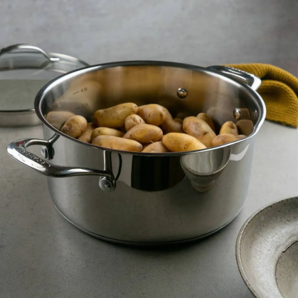 STS gryte med lokk 20 cm/3,4 liter