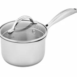 STS kasserolle med lokk 16 cm/1,8 liter, rustfritt stål