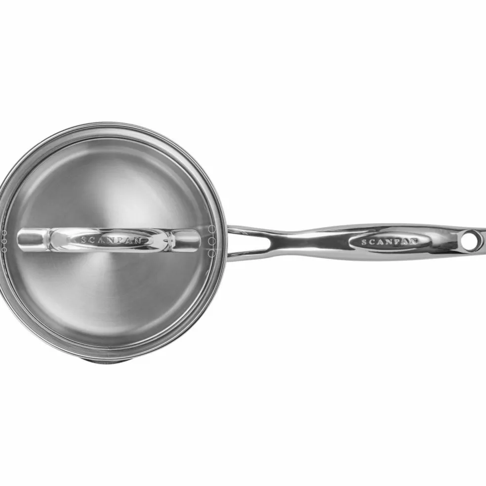 STS kasserolle med lokk 16 cm/1,8 liter, rustfritt stål