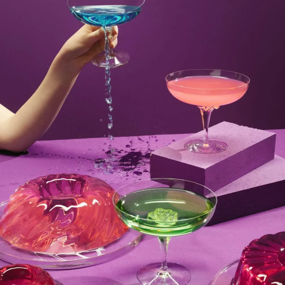 Sugar Dandy Coupe Glass 32 cl Blå