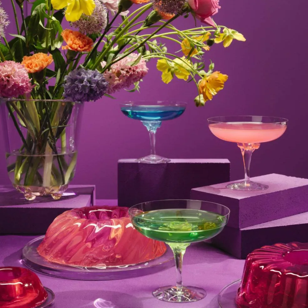 Sugar Dandy Coupe Glass 32 cl Rosa