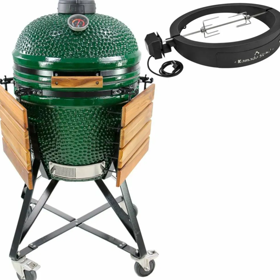 SUMO Midi + Grillmesterens rotisseri og pizzaovn, grønn