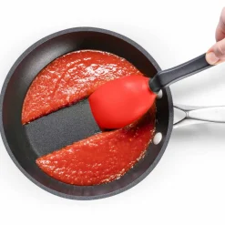 Supoon skjeformet slikkepott, svart
