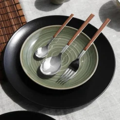 Sushi Anniversary bestikksett 24 stk, svart/teak