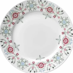 Swedish Grace Blå Tallerken 21 cm., porselen