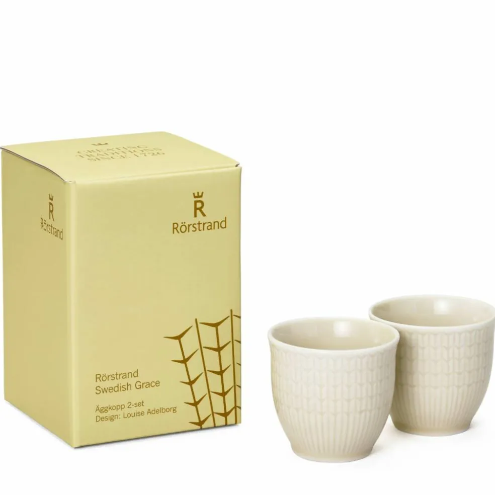 Swedish Grace eggekopp 2 stk, rose