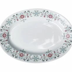 Swedish Grace Snø Tallerken Oval 32 cm
