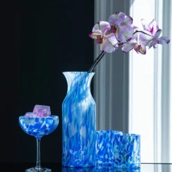 Swirl champagneglass 22 cl, blå