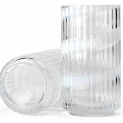 Swirl vase 25 cm, hvit