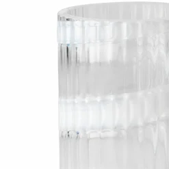 Swirl vase 25 cm, hvit