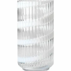 Swirl vase 20,5 cm, hvit