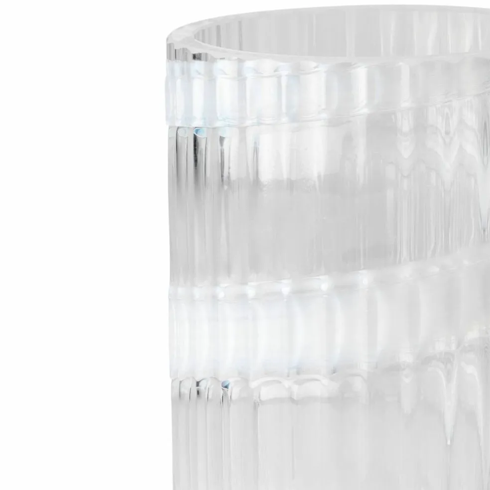 Swirl vase 20,5 cm, hvit