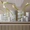 Swirl vase 15,5 cm, hvit