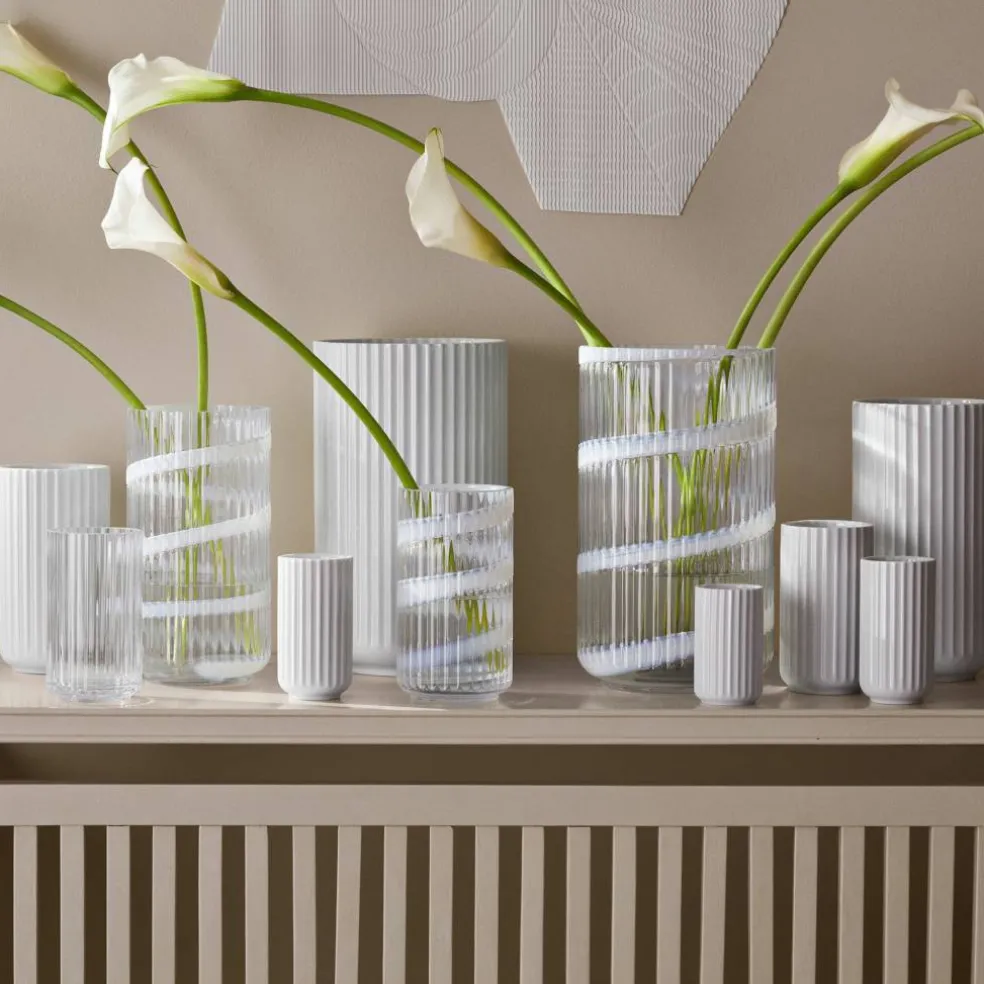 Swirl vase 15,5 cm, hvit