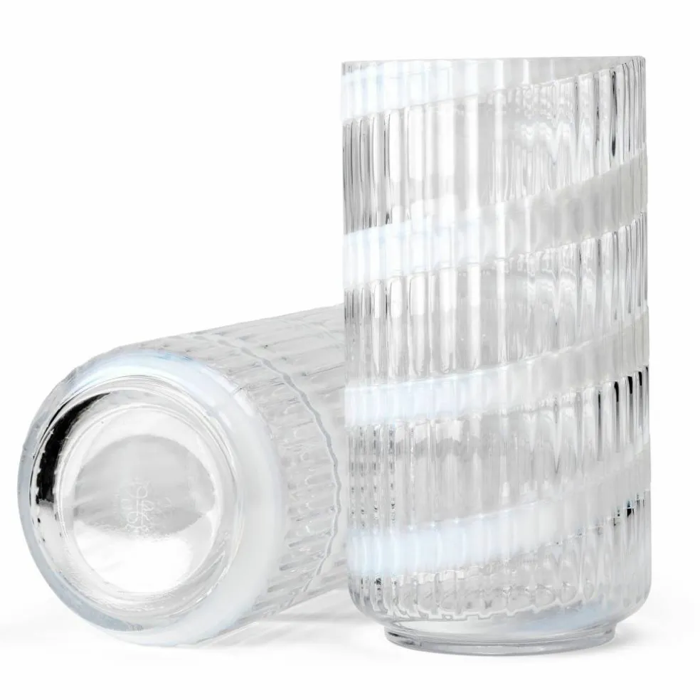 Swirl vase 15,5 cm, hvit