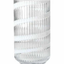 Swirl vase 15,5 cm, hvit