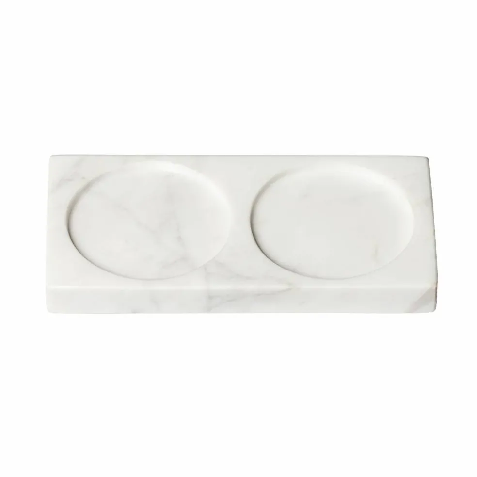 Tabletopper kvernunderlag, white marble