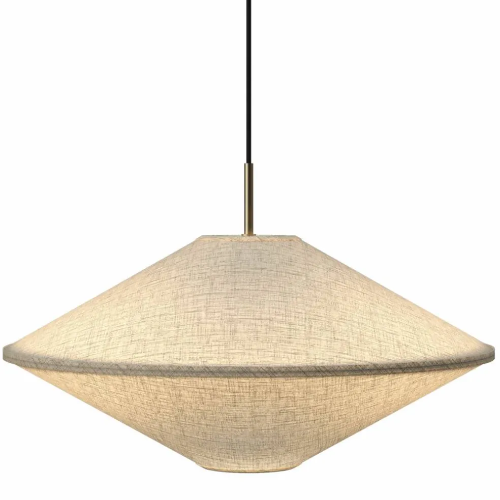 Tafta pendellampe 52 cm, natural