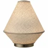 Tafta portabel bordlampe, svart/off-white