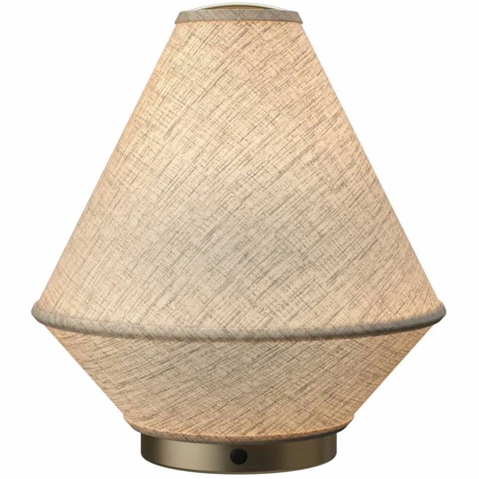 Tafta portabel bordlampe, svart/off-white