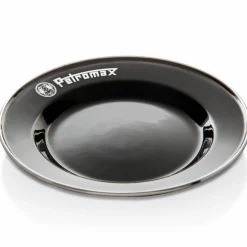 Tallerken 22 cm svart, 2-pakning