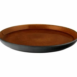 Tallerken Gastro 21 cm svart/amber