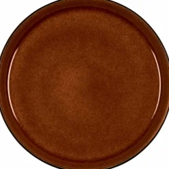 Tallerken Gastro 21 cm svart/amber