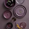 Tallerk Gastro 21 cm svar/lila Bit