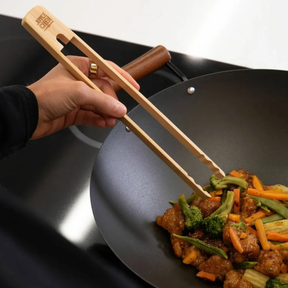 Tang 28 cm, polert bambus