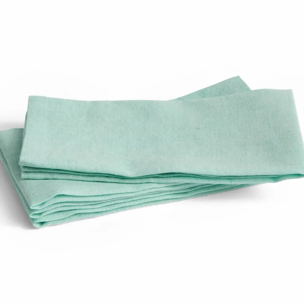 Tavolo bordbrikke/serviett 4-pakning, soft yellow