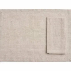 Tavolo bordbrikke/serviett 4-pakning, soft yellow