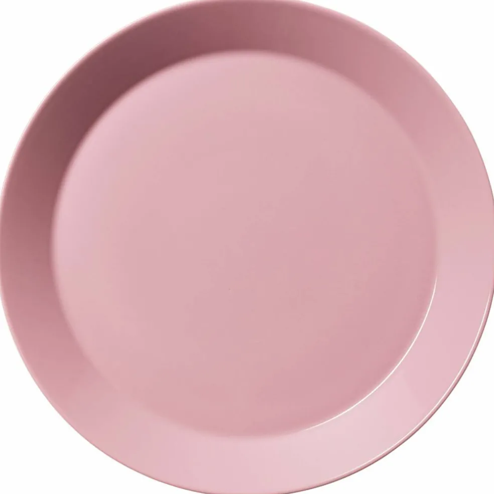 Teema tallerken 21 cm, rosa