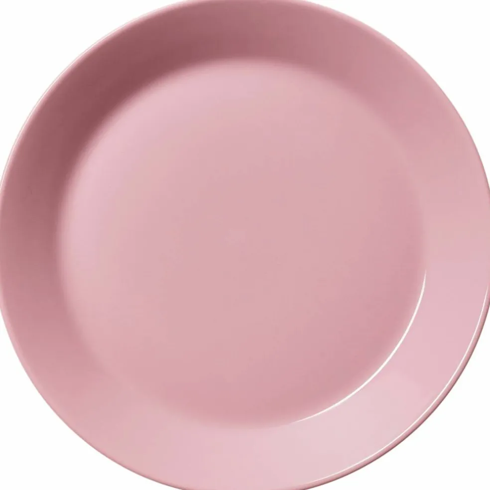 Teema tallerken 21 cm, rosa