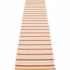 Teo gulvteppe 70 cm x 300 cm, brick/beige/vanilla