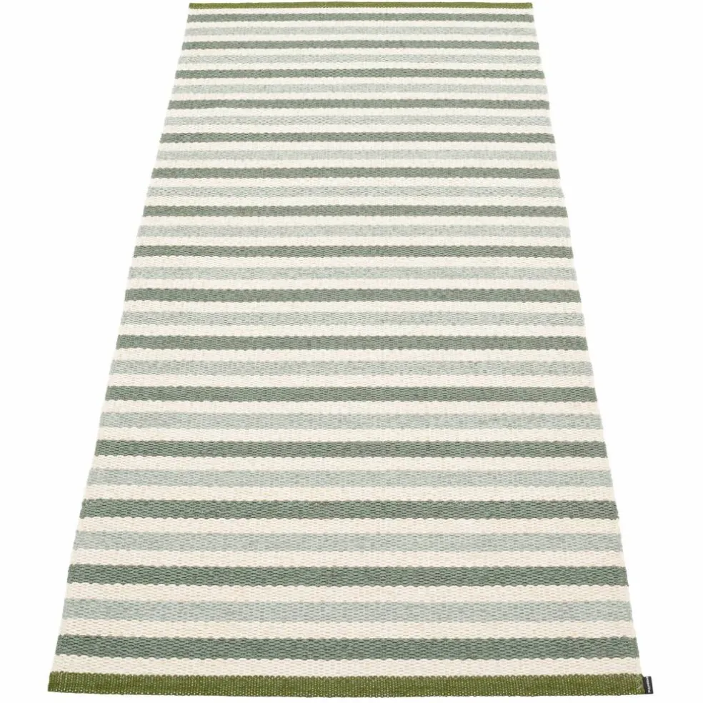 Teo gulvteppe 85 cm x 200 cm, sage/army/vanilla