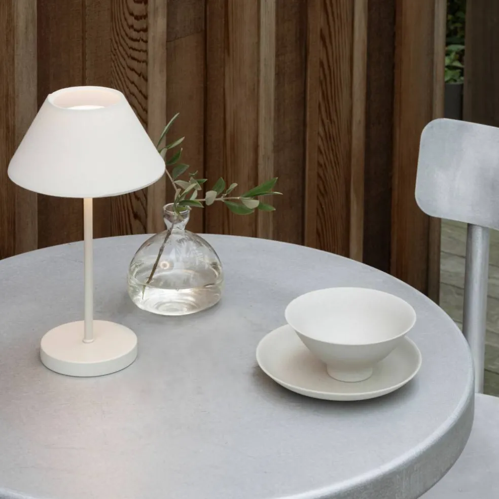 Teya bærbar bordlampe, offwhite