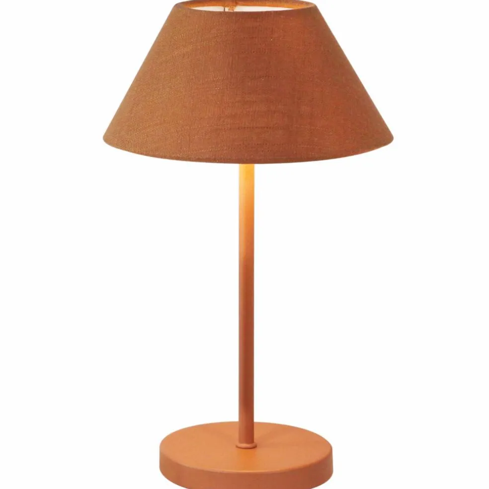 Teya bærbar bordlampe, terracotta